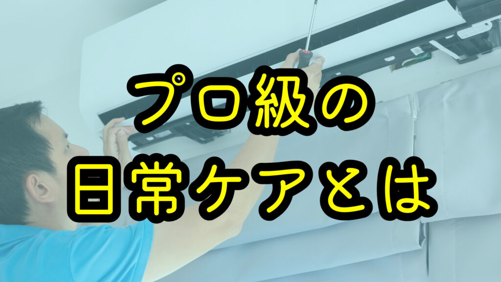 プロ級の日常ケアとは