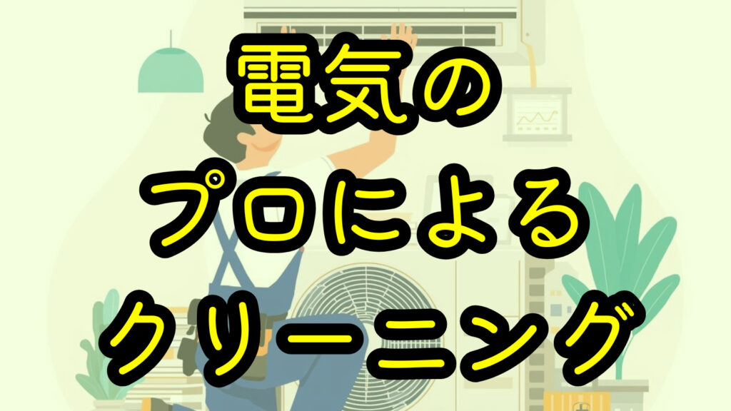 電気のプロによるクリーニング