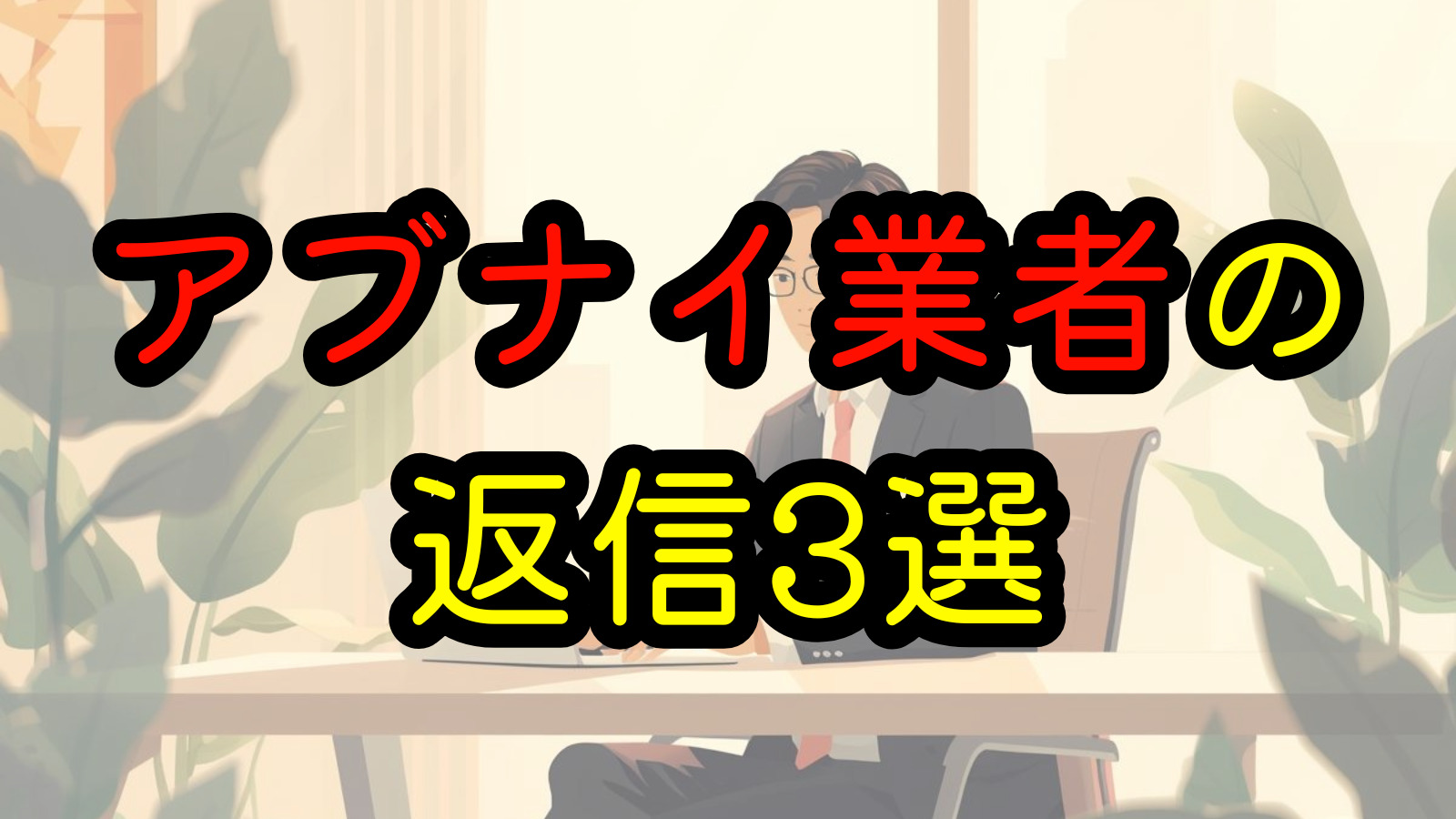アブナイ業者の返信3選