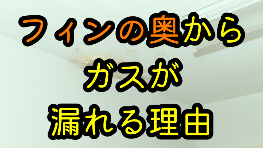 フィンの奥からガスが漏れる理由