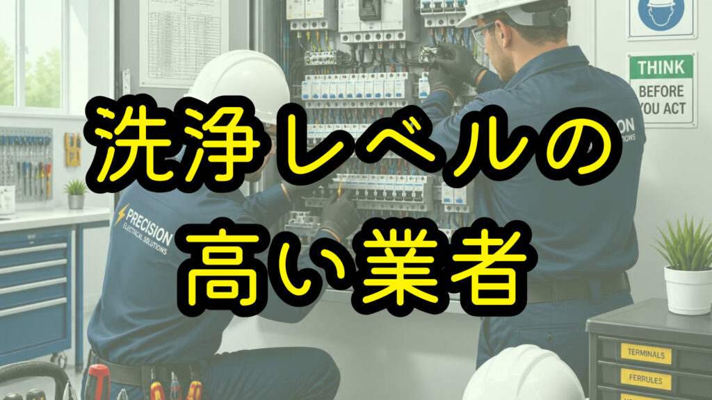 洗浄レベルの高い業者